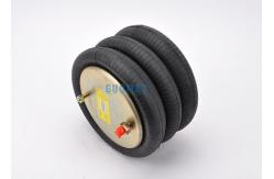 China Firestone Industrial Air Spring Triple Convoluted Bellows Gas 1/4NPTF Air Suspension System supplier