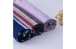 China Moisture Absorption And  Healthy Breathable Striped Knit Fabric For T-Shirt supplier