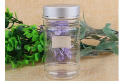 China Transparent PET Plastic Cosmetic Jar Container with Aluminum / Plasitc Cap supplier