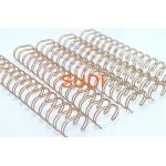 Bronzing 320 Sheets Of 38 Mm Rose Wire O Bindings For Notebook Calendar for sale