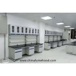 Customized Wall Chemistry Lab Furniture With Reagent Shelf Resistance Acid for sale