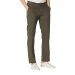Multicolor Mens Lightweight Summer Linen Trousers Breathable Straight Leg Dress Pants for sale