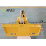 Yellow Compact Excavator Hammer Attachment 6 Height 2000Lbs Carrier Weight