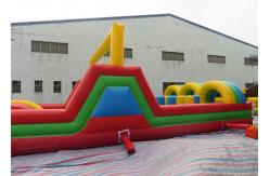 China Outdoor Crazy Interactive Inflatable Obstacle Challenges For Playground supplier
