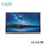 Wall Mounted 75 Inch Interactive Whiteboard PC, Android 8 ,Aluminium Alloy Frame Flat Panel For Meeting Presentation for sale