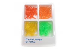 China Colorful Plastic Dental Diamond Wedges supplier