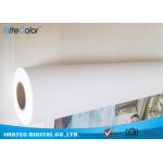 380gsm Matte Eco Solvent Printable Canvas , Plotter Inkjet Cotton Canvas Rolls