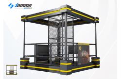 China Black Yellow Virtual Shooting Simulator Theme Park Equipment With 2 Handles supplier