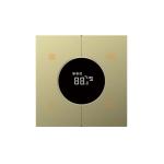 Plastic Smart Thermostat Zigbee Knob Style Black / Champagne / Grey for sale