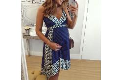 China national style wrap dress wholesale high quality cheap sexy african print maternity dresses supplier