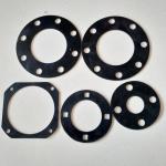 70 Shore A Hardness Rubber Flange Gasket With 25% Compression Set And Various Sizes for sale