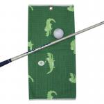 Sublimation Cooling Microfiber Golf Towel Custom Logo Printed for sale