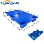 Blue Plastic EPAL Euro Pallet HDPE Pallets Four Way Single Face