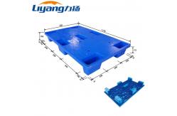 China Blue Plastic EPAL Euro Pallet HDPE Pallets Four Way Single Face supplier