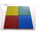 Interlocking Gym Rubber Flooring Mat Safety Rubber Tiles Children Sports Venue for sale