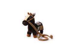 China Skin Friendly Electric Movement Short Plush Pony Toy supplier