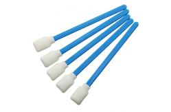 China PU Foam Mold Cleaning Swab With Black PP Handle 12pcs/Bag supplier