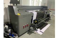 China CMYK Varnish UV Hybrid Printer Roll To Roll With 4pcs Epson I3200 Head supplier