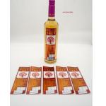 Beverage Juice Personalized Drink Labels Self Adhesive Wet Glue Label for sale
