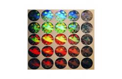 China Self Adhesive Laser Holographic Security Labels for Glass Bottle supplier