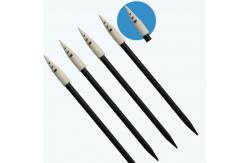 China Dust Free Black Pointed Foam Swab For Cleanroom Cleaning supplier