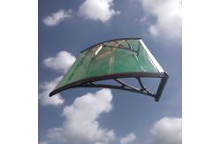 China Weatherproof PC Board Awning Remains Clean For Window Or Door supplier
