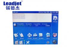 China V280 Industrial Continuous Inkjet Printers For Plastic Glass Bottles Date supplier