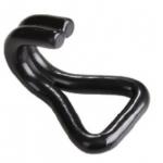PVC Vinyl Coated 2 Inch Tie Down Straps , Double J Hook Ratchet Tie Down for sale