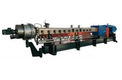 China Energy Efficiency Twin Screw Extrusion Granulator Temperature Control Twin Screw Extruder Machine supplier