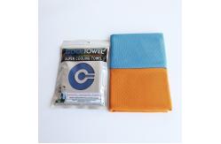 China Fitness Sublimation Cooling Microfiber Sport Towel Cloths For Hot Weather supplier