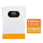 China Single Phase Hybrid Inverter Pure Sine Wave Off Grid Solar Inverter 24V 3.5kw 48V 5.5KW 6.2kw Solar Hybrid Inverter with MPPT manufacturer
