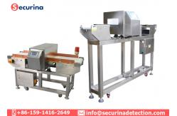 China LCD Screen Operation Conveyor Food Grade Metal Detectors Detecting All Metals supplier