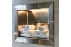 China Durable Stainless Steel Recessed Shower Niche With Rust-Proof Finish supplier