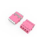 China Fiber Optic Adapter LC APC UPC Flangeless Quad factory