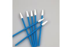 China Mini Pointed Sharp Head Dustless Disposable Cleanroom Polyester Swab supplier