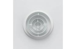 China Extruded Aluminum Round Ceiling Vent Diffuser 400mm Powder Coated supplier