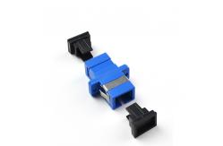China SC / APC SC/UPC Simplex Singlemode Fiber Optic Adapter supplier