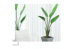 China Eco Friendly Artificial Potted Floor Plants PU Traveler Banana Palm Bonsai Ornament supplier