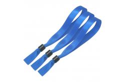 China Screen Printing Woven Cloth Wristbands Embroidery Elastic Custom supplier
