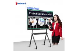 China Portable Options 50 Point Touch 4K Ultra HD Interactive Digital Whiteboard supplier