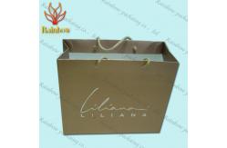 China Recycled Kraft Customized Paper Bags With Handles For Shopping supplier