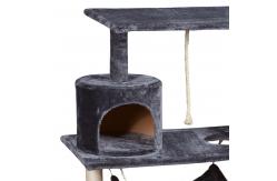 China Dark Grey Detachable Sisal Cat Scratching trees toys supplier