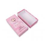 CDR Pink Exquisite Printing Cosmetics Packaging Boxes With Lids for sale