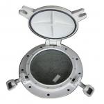 Hinged Circle Marine Windows Side Scuttle With Storm cover for sale