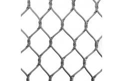 China 316 Strong Stainless Steel Security Wire Rope Mesh For Railing supplier