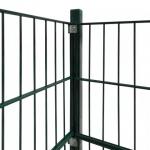powder coated 868 656 double wire fence Twin Wire Galvanized Double Welded Wire Mesh Fence for sale