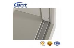 China Metal Office Storage Sliding Door File Cabinet With One Shelf supplier