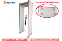 China Anti Interference Airport Security Walk Through Gate , Full Body Metal Detector supplier
