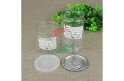 China Silk Printing Cookies Easy Open 380ml Clear Pet Jars supplier