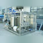 Hot Filling Juice Dairy Processing HTST Machine With Homgenizer for sale
